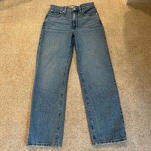 New w/Tags Madewell The Perfect Vintage Straight Jean